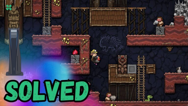 Artwork of Spelunky2 and its fix of crashing by TCG