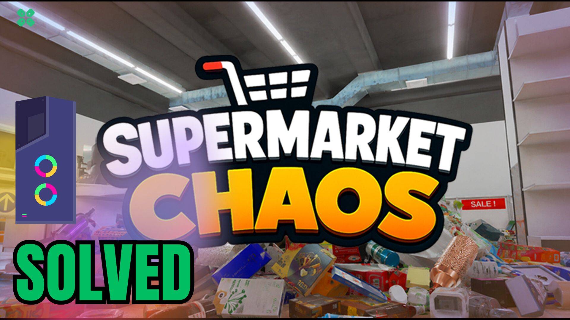Artwork of SupermarketChaos and its fix of crashing by TCG