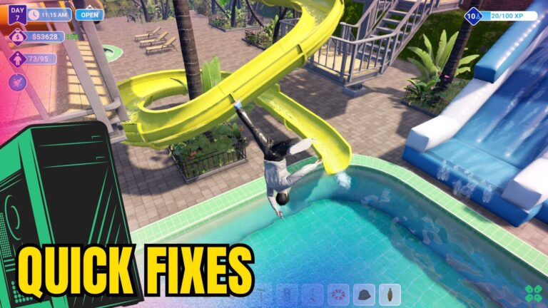Artwork of WaterparkSimulator and its fix of lagging by TCG