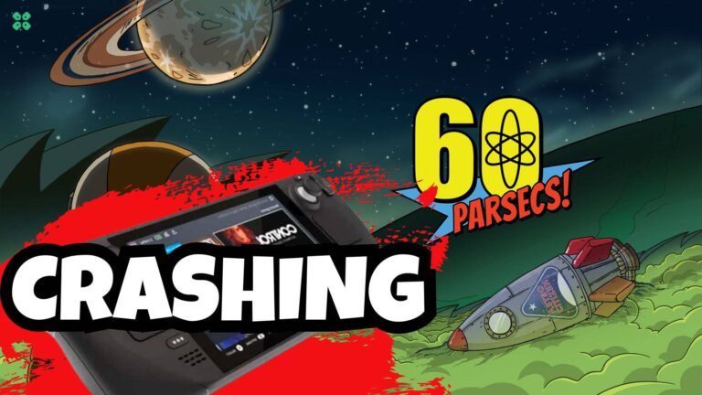 Artwork of 60Parsecs and its fix of crashing by TCG