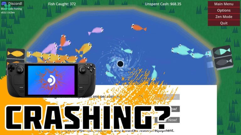 Artwork of BlackHoleFishing and its fix of crashing by TCG