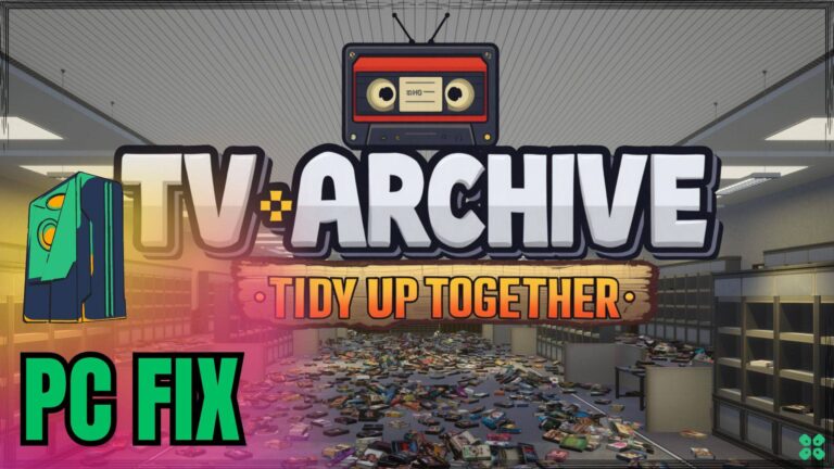 Artwork of TVArchiveTidyUpTogether and its fix of crashing by TCG