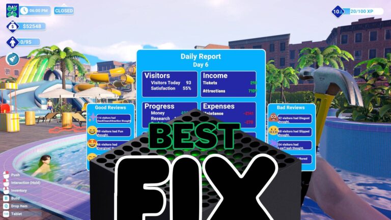 Artwork of WaterparkSimulator and its fix of crashing by TCG