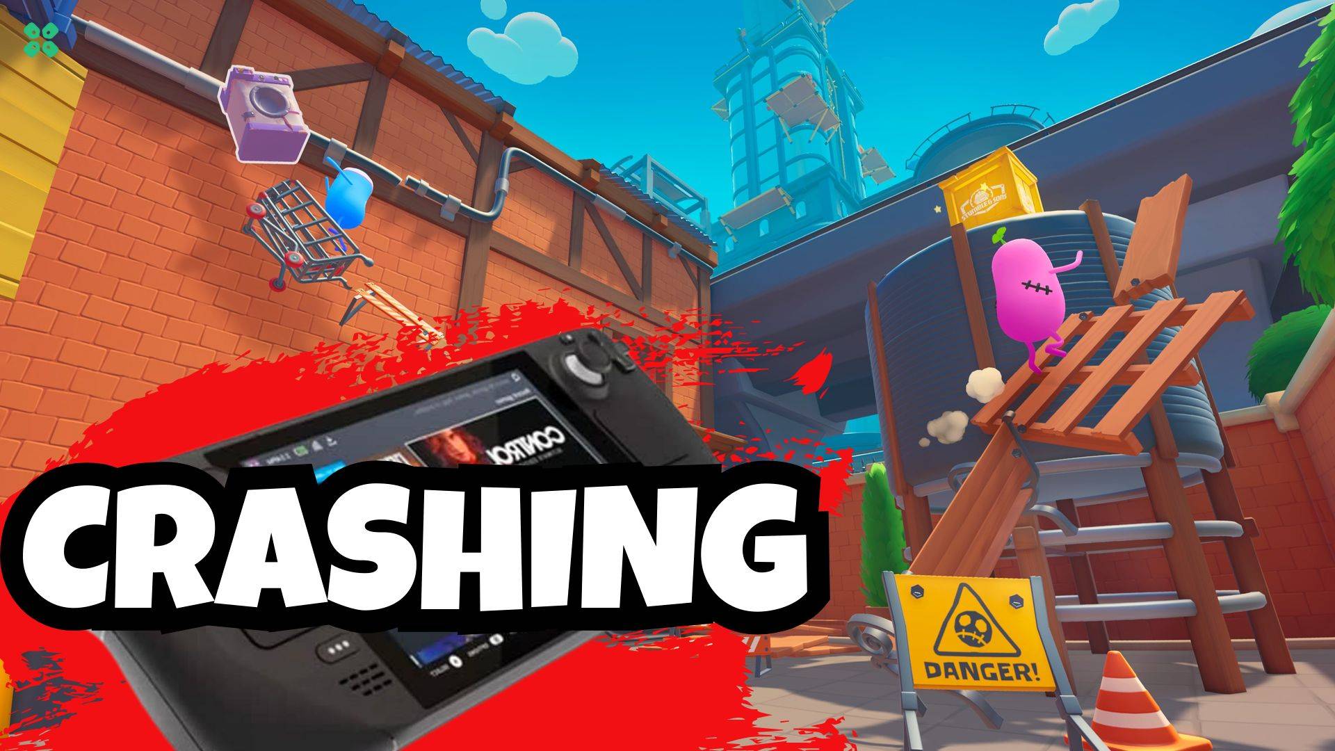 Artwork of DumbWaystoBuild and its fix of crashing by TCG