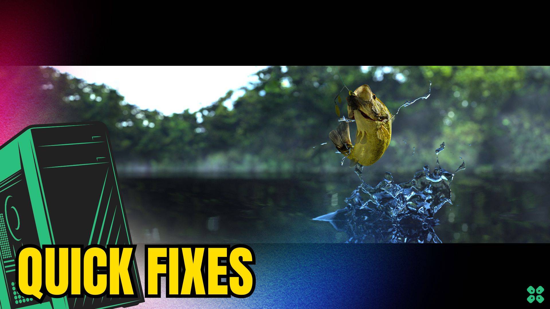 Artwork of FishingPlanet and its fix of lagging by TCG