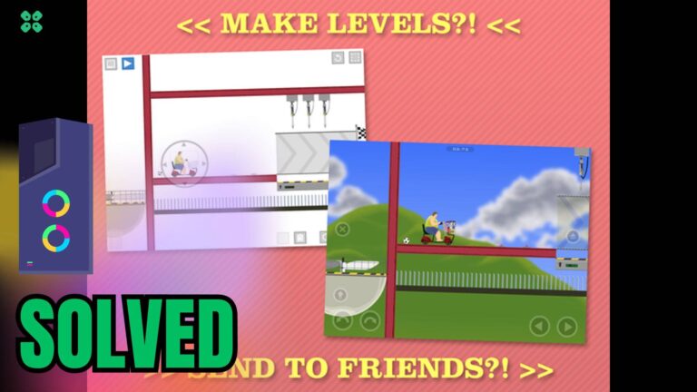 Artwork of HappyWheels and its fix of crashing by TCG
