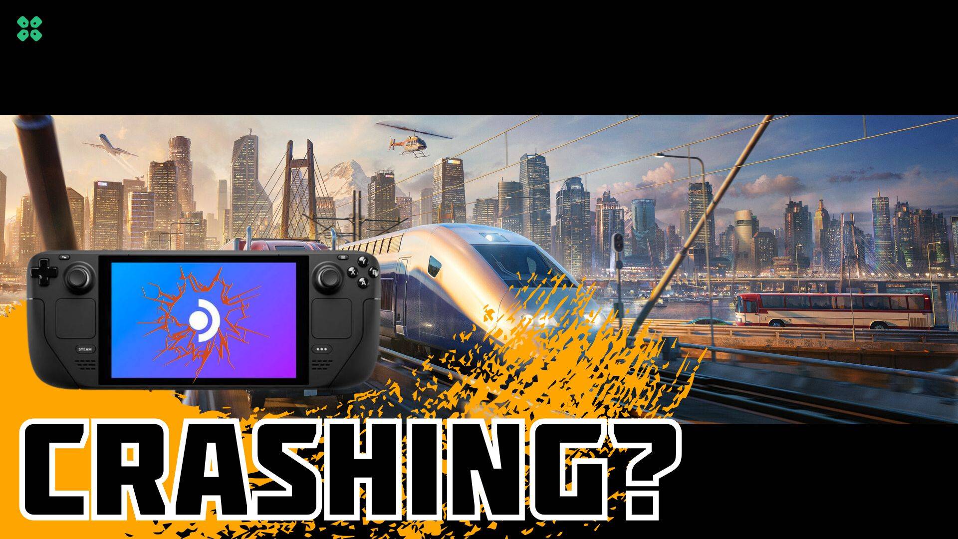 Artwork of TransportFever3 and its fix of crashing by TCG