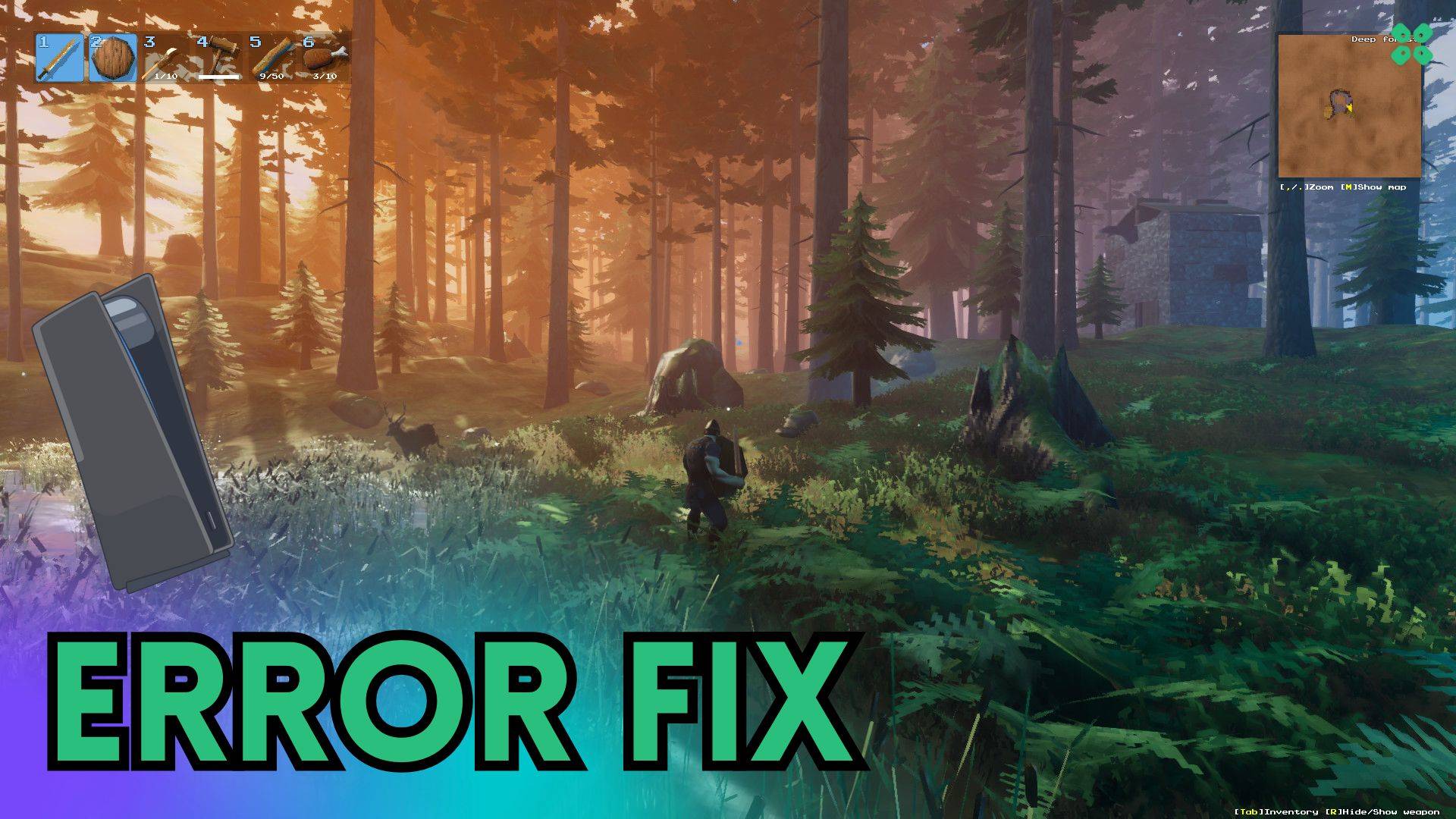 Artwork of Valheim and its fix of lagging by TCG