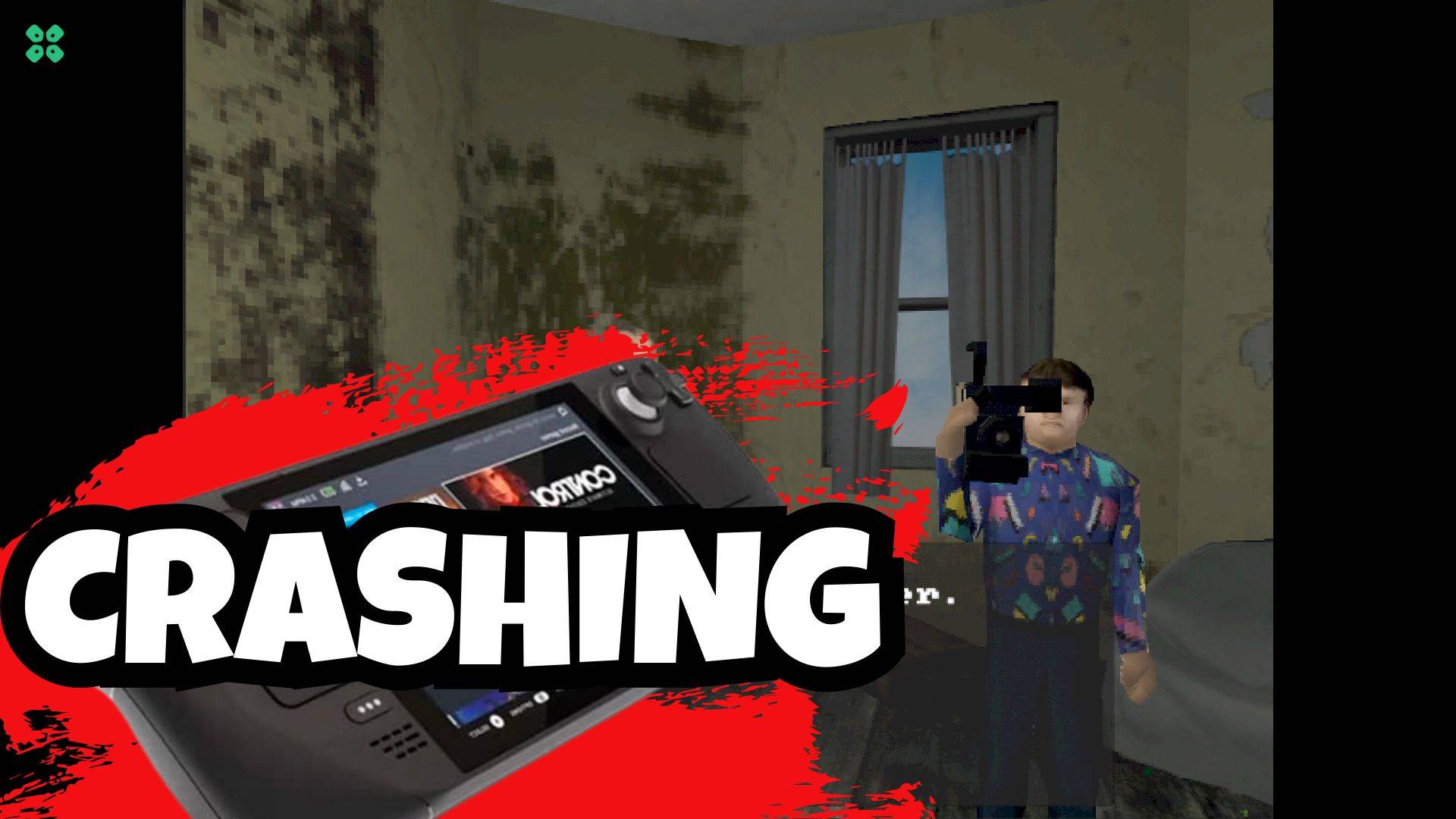 Artwork of MurderHouse and its fix of crashing by TCG