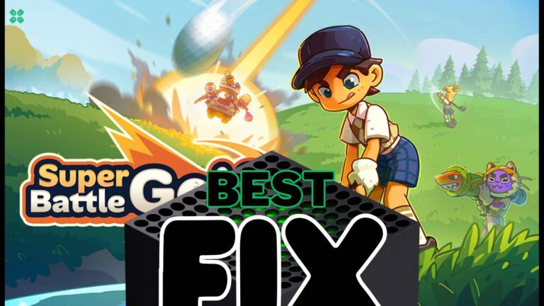 Artwork of SuperBattleGolf and its fix of lagging by TCG